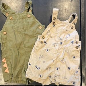 Carter's Green and Cream Kids One Pieces